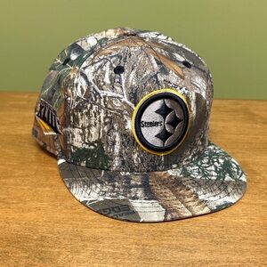 Camo Steelers Snapback Hat